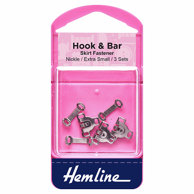 H430.XS Hook and Bar: Nickel - Extra Small.. 